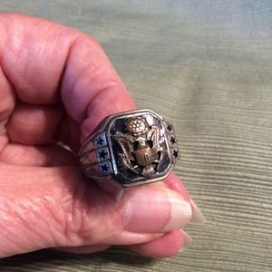 Vintage WWII Army Eagle Ring